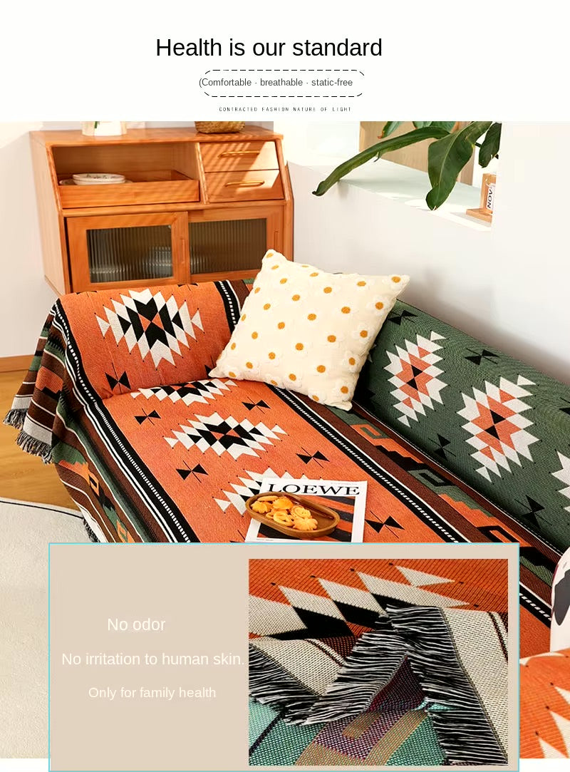 Sunrise - Bohemian Plaid Blanket Collection